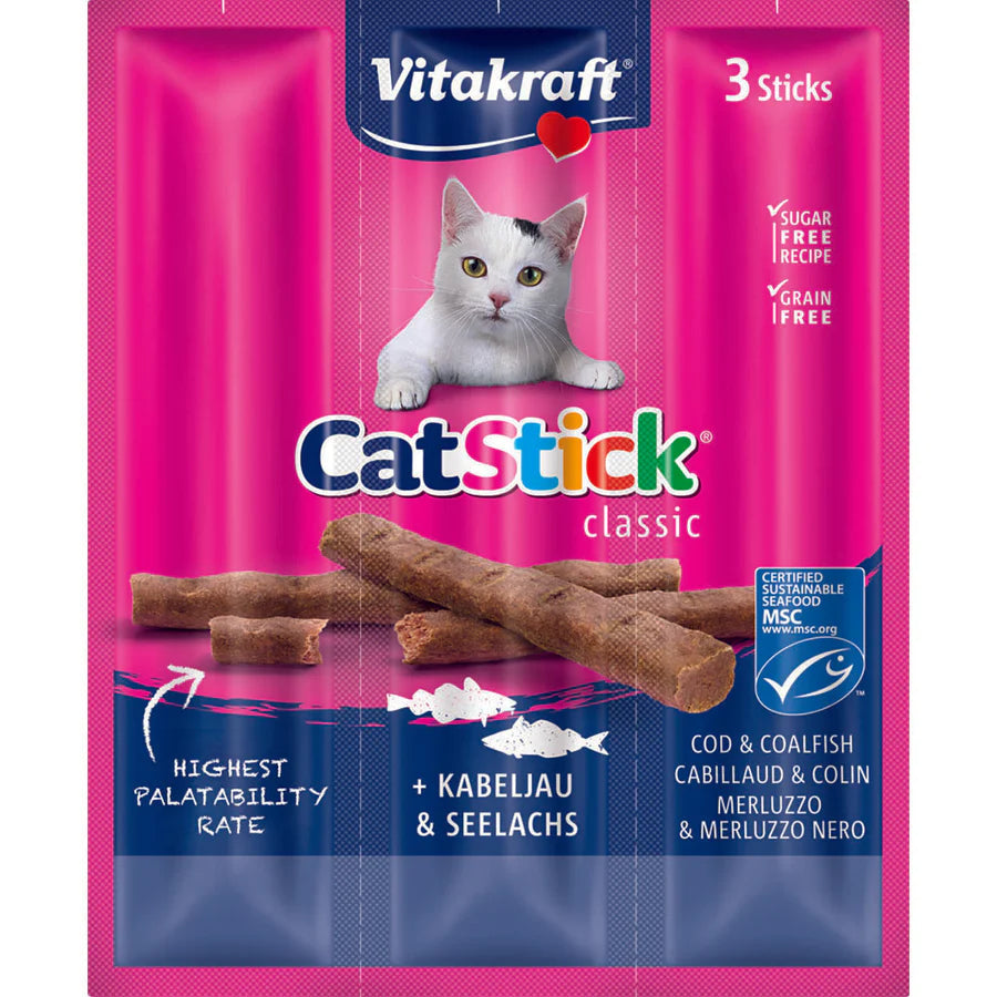 Cat Stick mini Cod and Coalfish 3pc