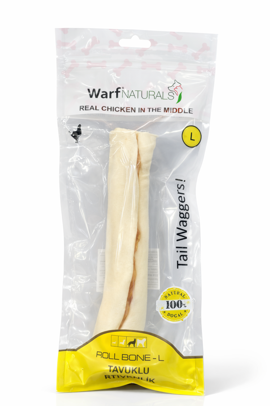 Naturals Dog Roll Bone Warf