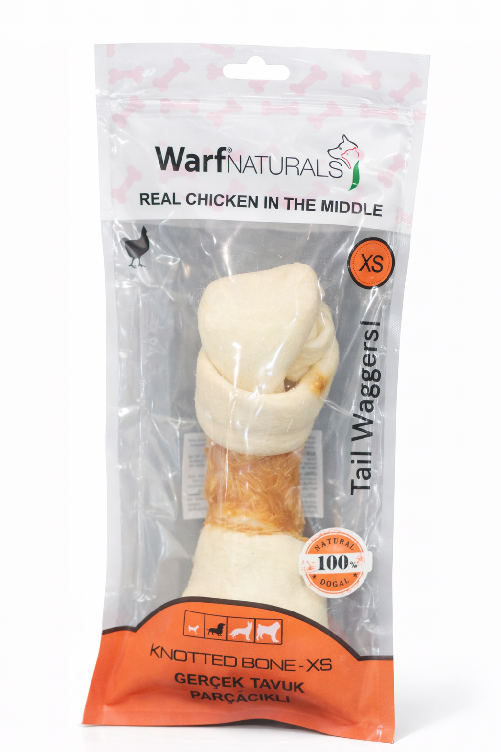 Knotted Bone Naturals Real Chicken in the Middle Ward
