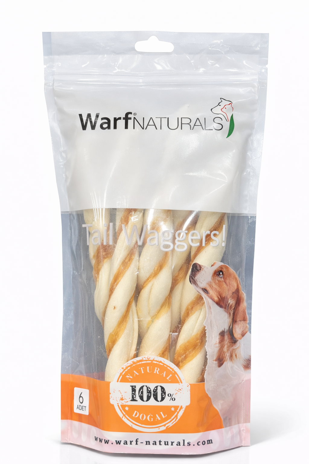 Jambo Twisted Chicken Sticks Natural Dog Treats WARF