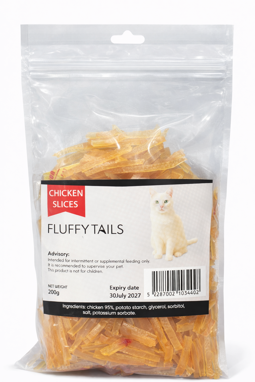 Fluffy Tails Slices For Cats