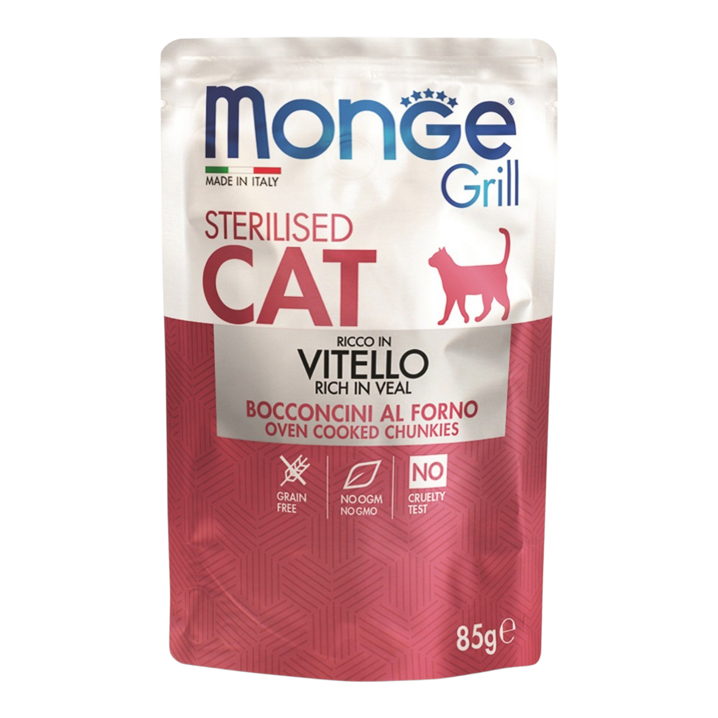 MonGe Sterilised Grill veal Adult Cat