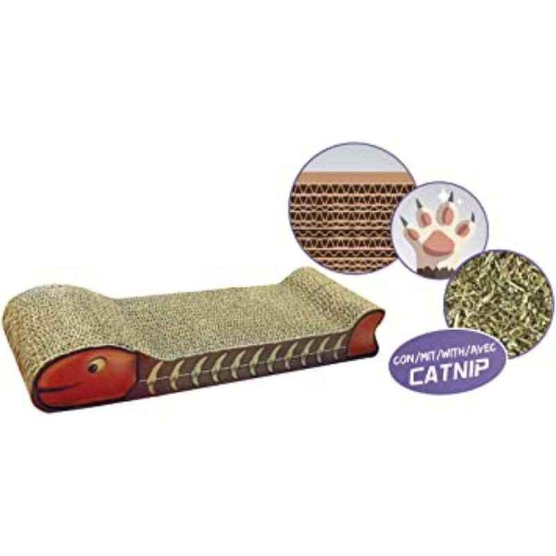 Kitty Cat Scratch Box With Catnip