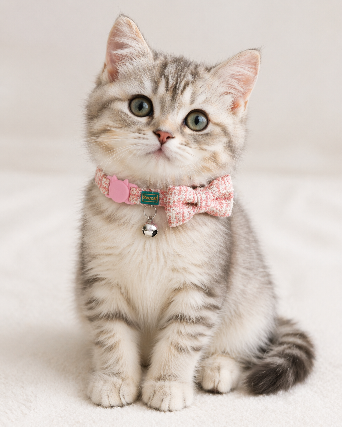 Cat Collar Bell with Bowtie 10mm*20/30cm