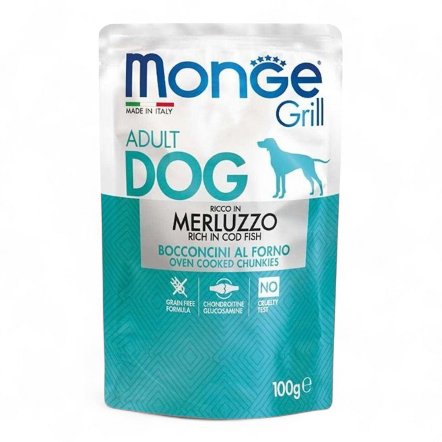 Monge Grill Code Fish Wet Food Adult Dog