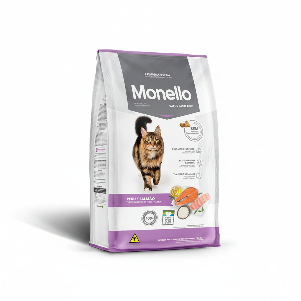 Monello Turkey&Salmon Cat Dry Food 1kg