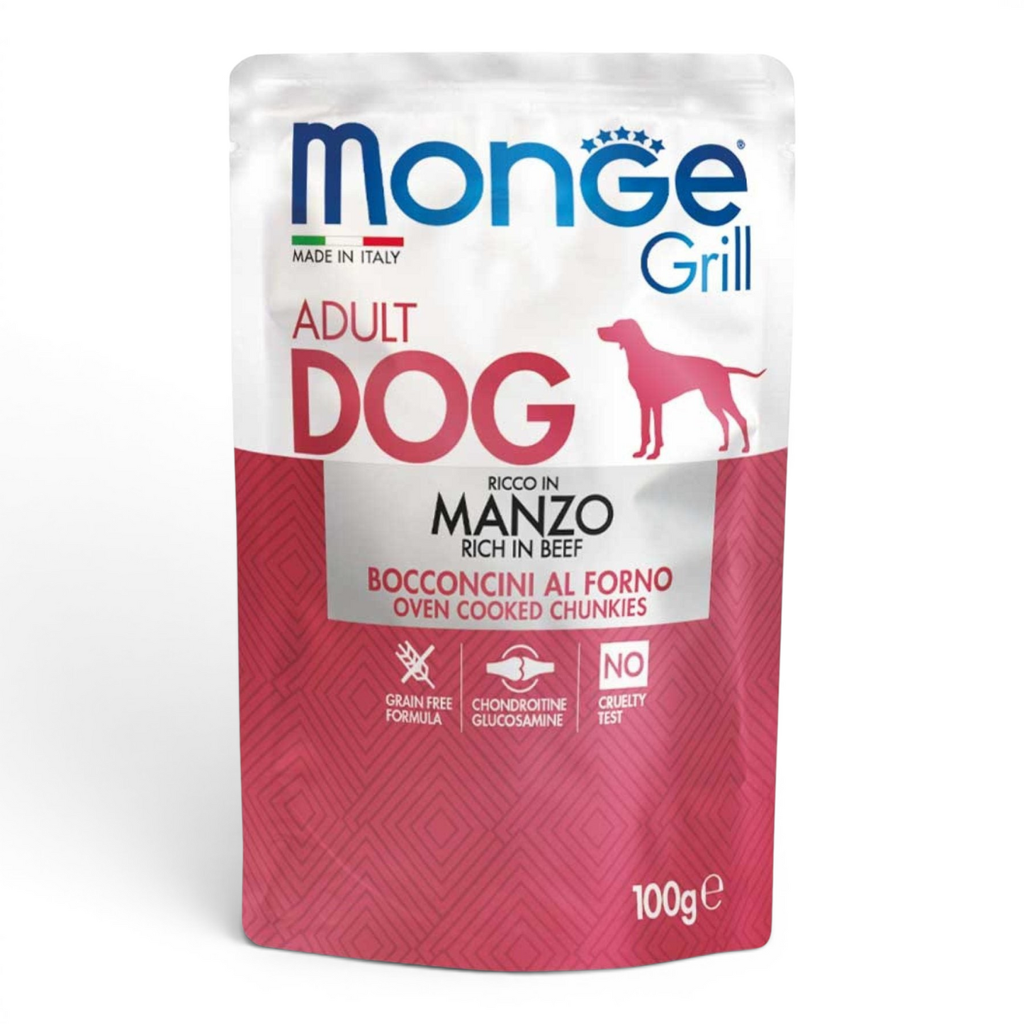 Monge Grill Beef Wet Food Adult Dog