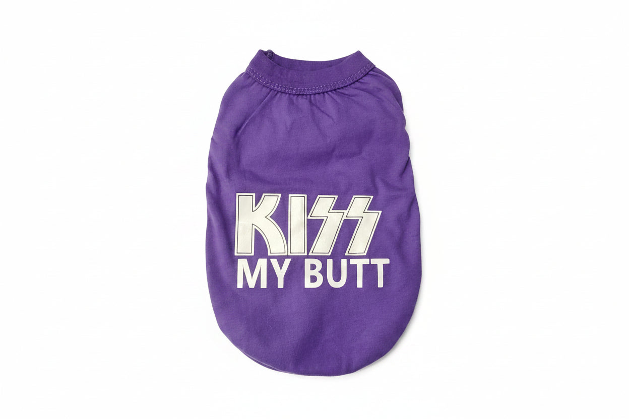 Pure Cotton Dog Purple Vest