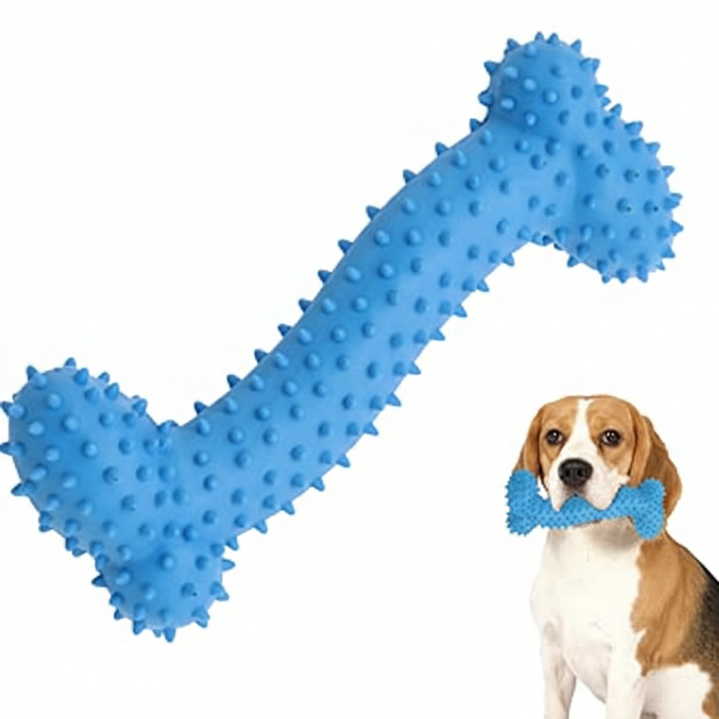 Dog Bone Blue Toy