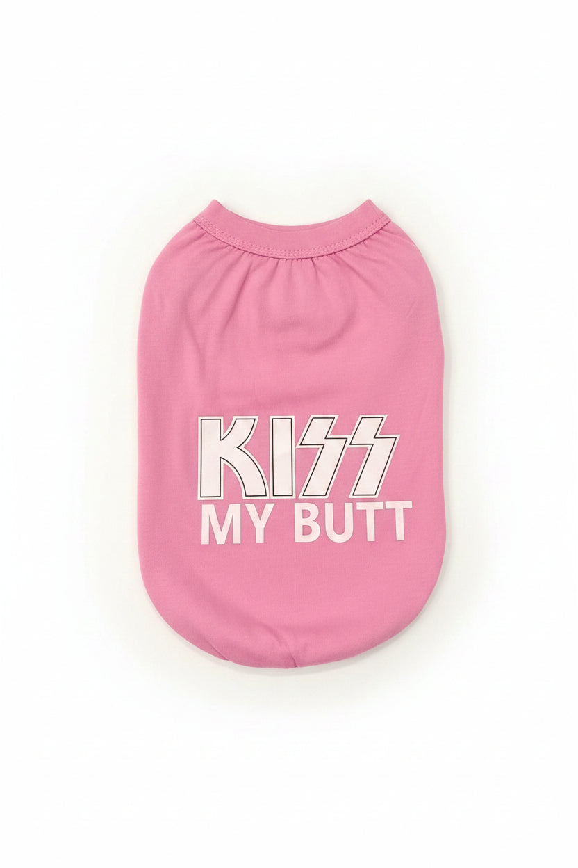 Pure Cotton Dog Pink Vest