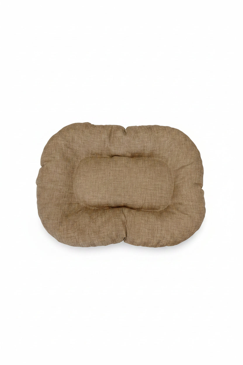 Oval Cushion Bed Beige