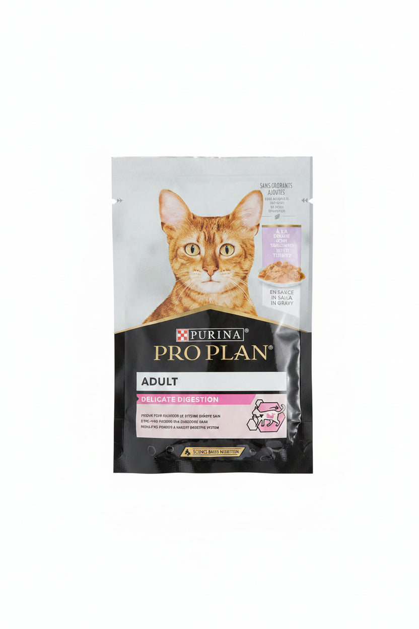 Proplan Cat Adult Delicate Digestion Dinde&Turkey Wet Food