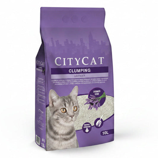 City Cat Levender Clumping Litter 10 L