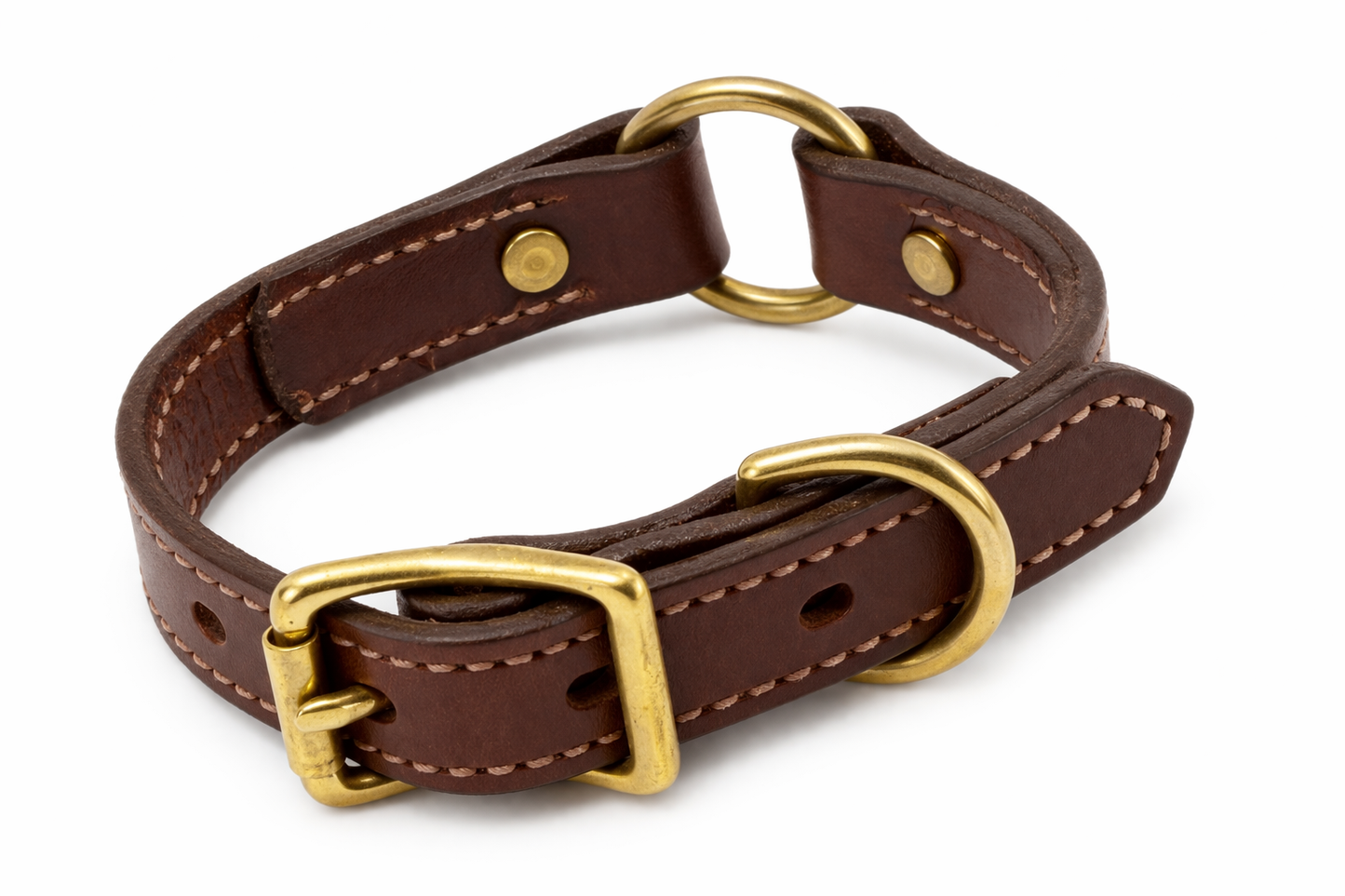 Real Leather Dog Collar
