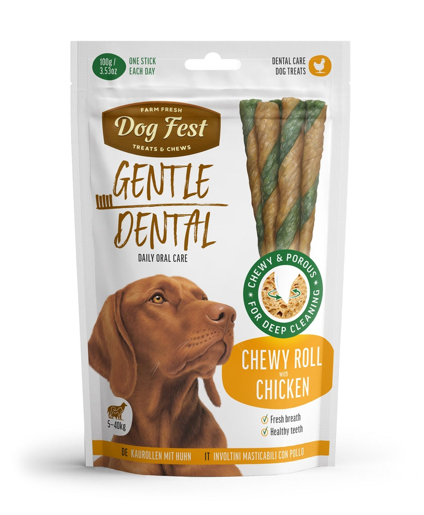 Dental Chewy Roll with Chicken