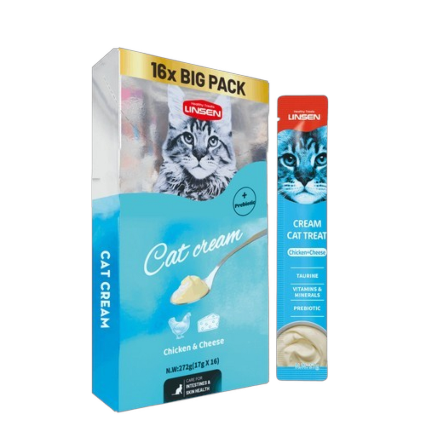 Creamy Cat Treat Chicken and cheese 17g