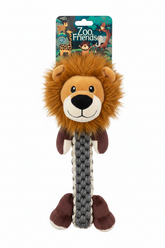 Zoo Animals Lion Tug Toy