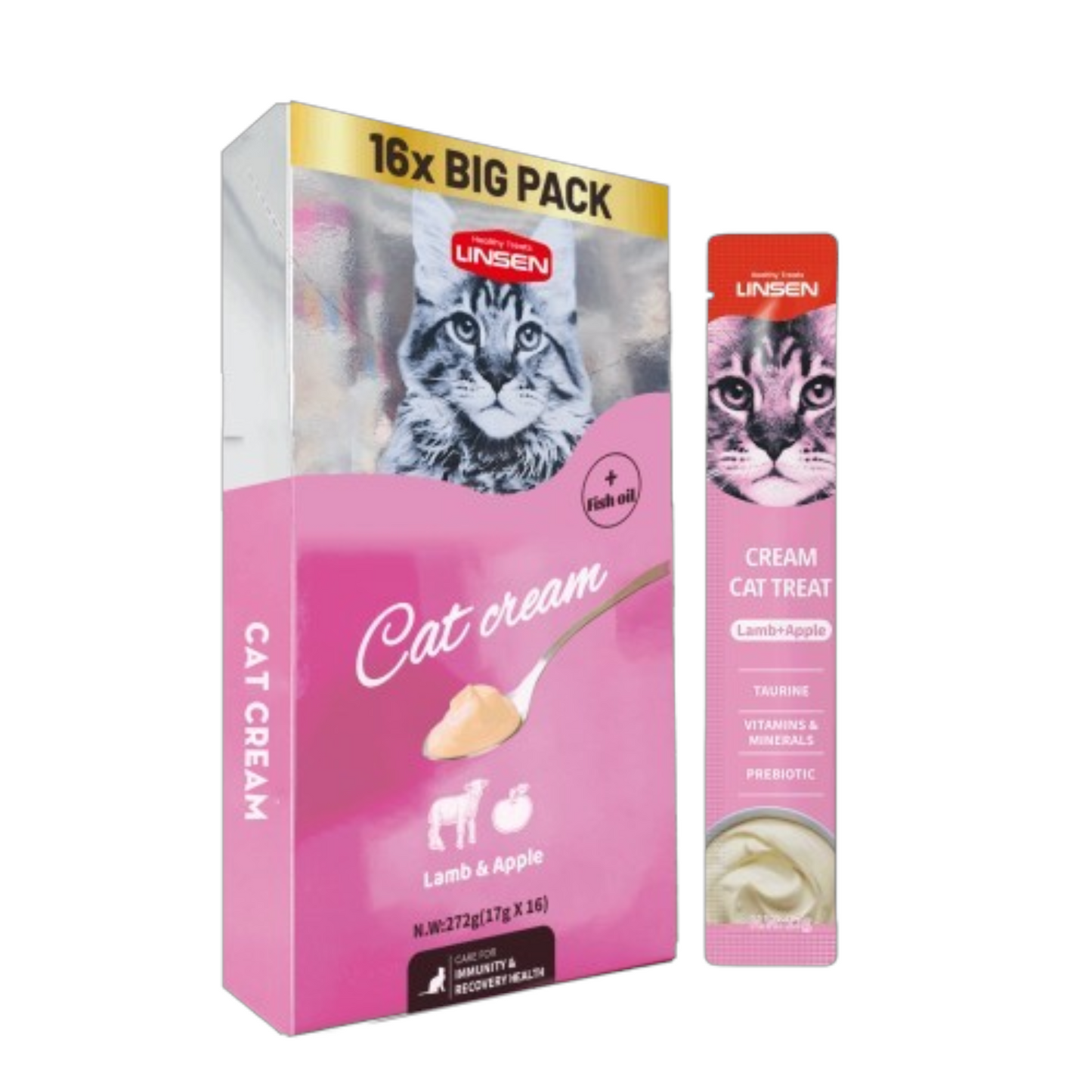 Creamy Cat Treat Lamb and Apple 17g