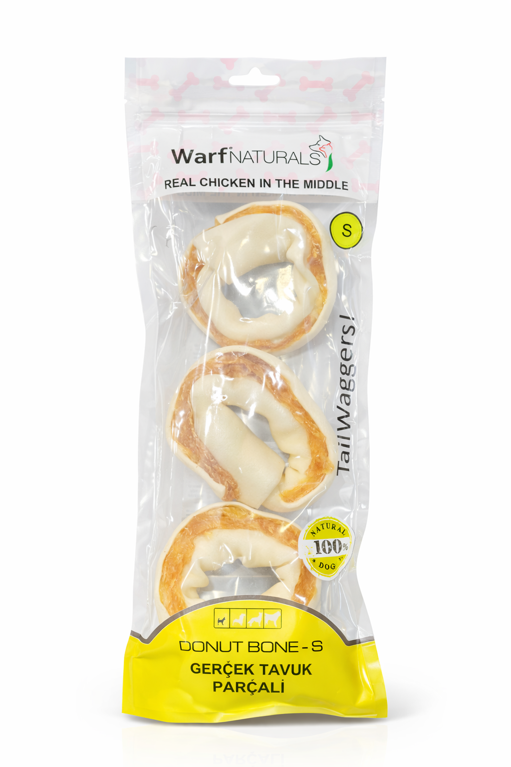 Natural Dog Donut Bone Warf