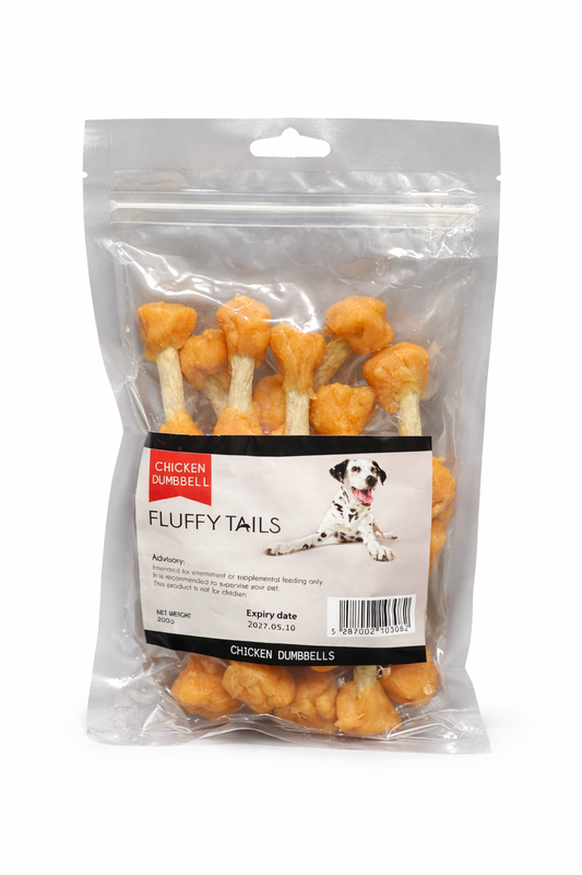 Fluffy Tails Chicken Dumbbel