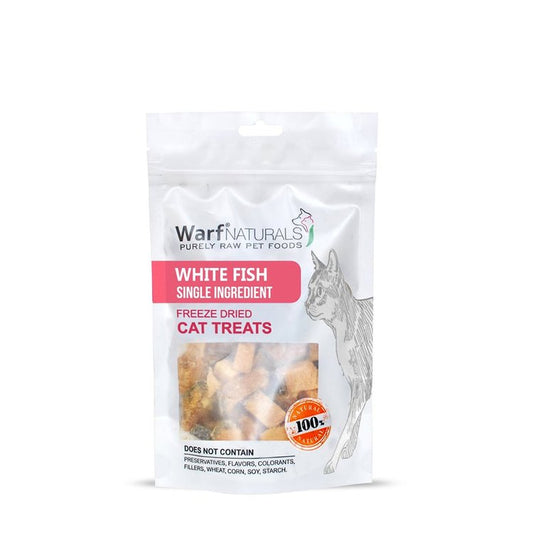 White Fish Natural Freeze Dried  Treats For Cats