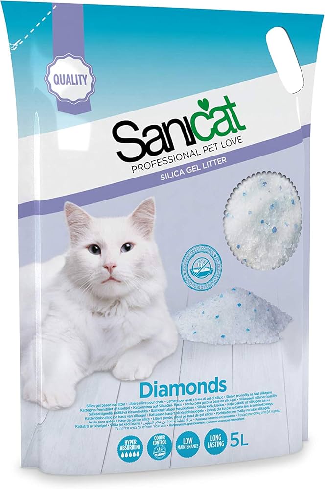 Sanicat Silica Diamond Litter 5L