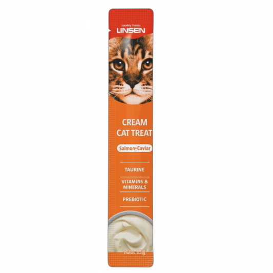 Creamy Cat Treat Salmon and caviar  17g