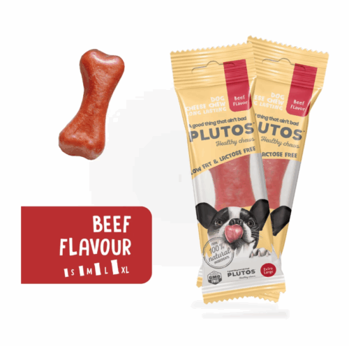 Plutos Healthy Chews Beef Flavor
