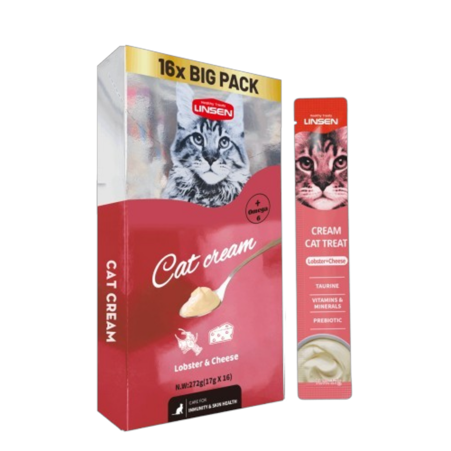 Creamy Cat Treat Lobster and cheese 17g