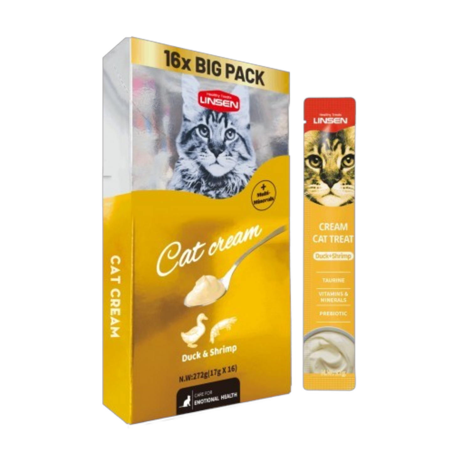Creamy Cat Treat Duck and Shrimp 17g