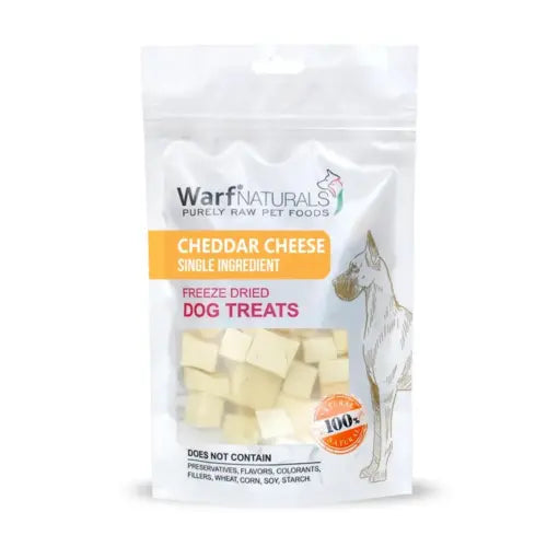 Cheddar cheese Dog Freeze Dried Treats warf