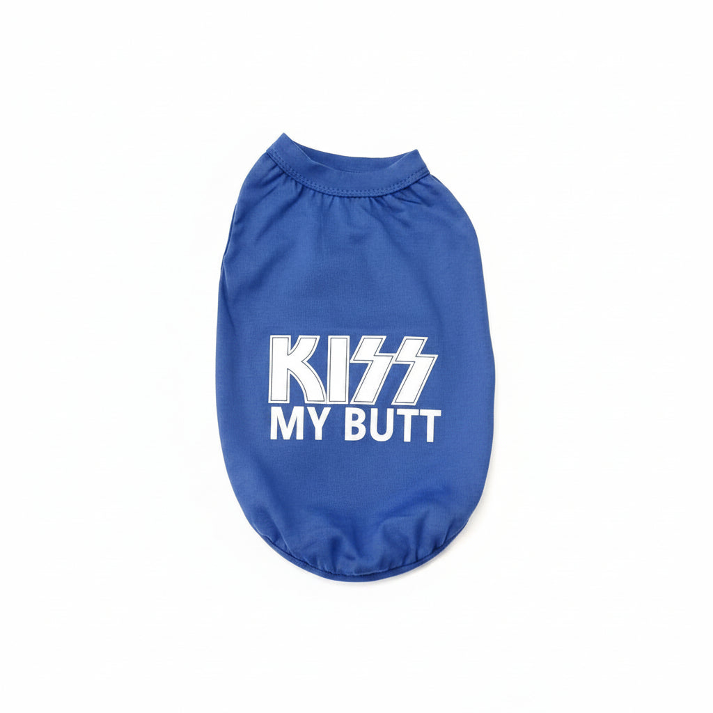 Pure Cotton Dog Blue Vest