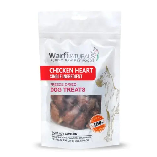 Chicken Heart Dog Freeze Dried Treats Warf
