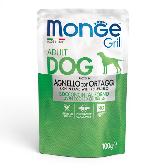 Monge Grill Lamb and Vegetables Wet Food Adult Dog