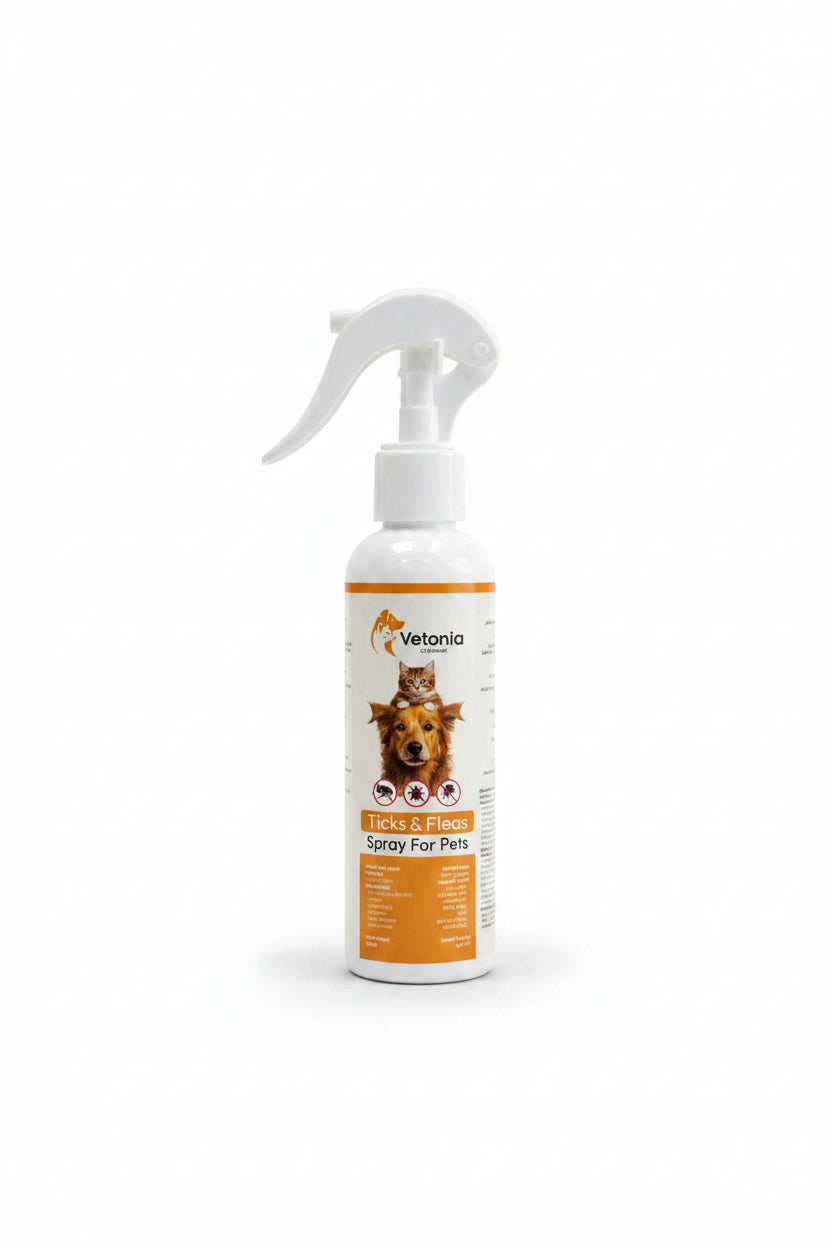 Vetonia Ticks&Fleas Spray for Pets