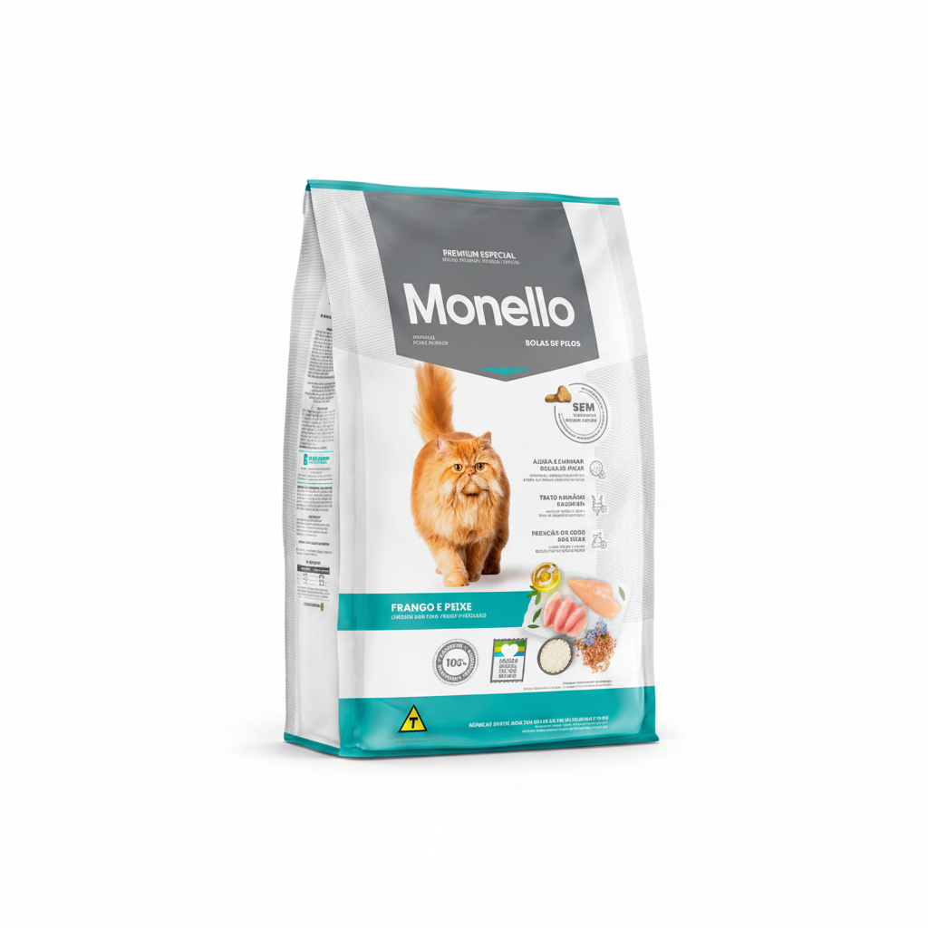 Monello Chicken &Fish Cat Dry Food  1kg