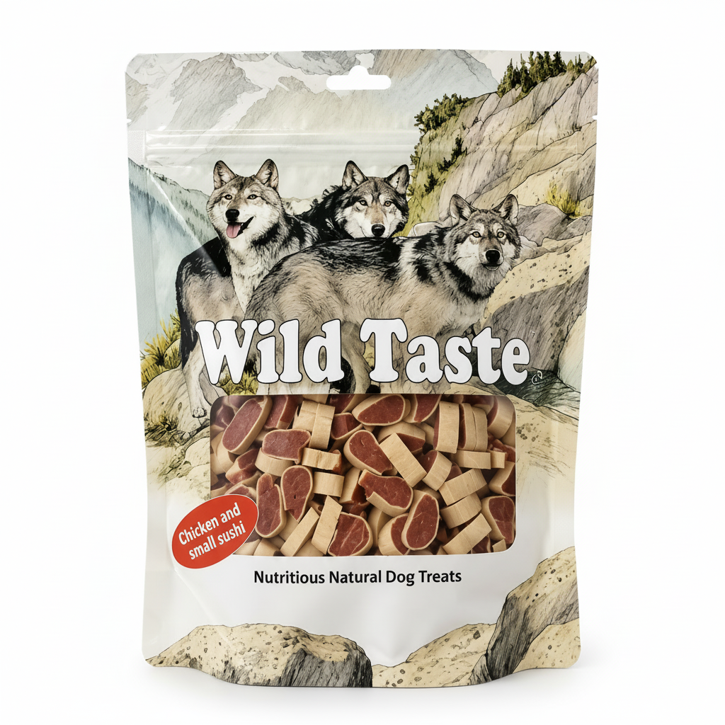 Wild Taste Chicken Cod Sushi 500g