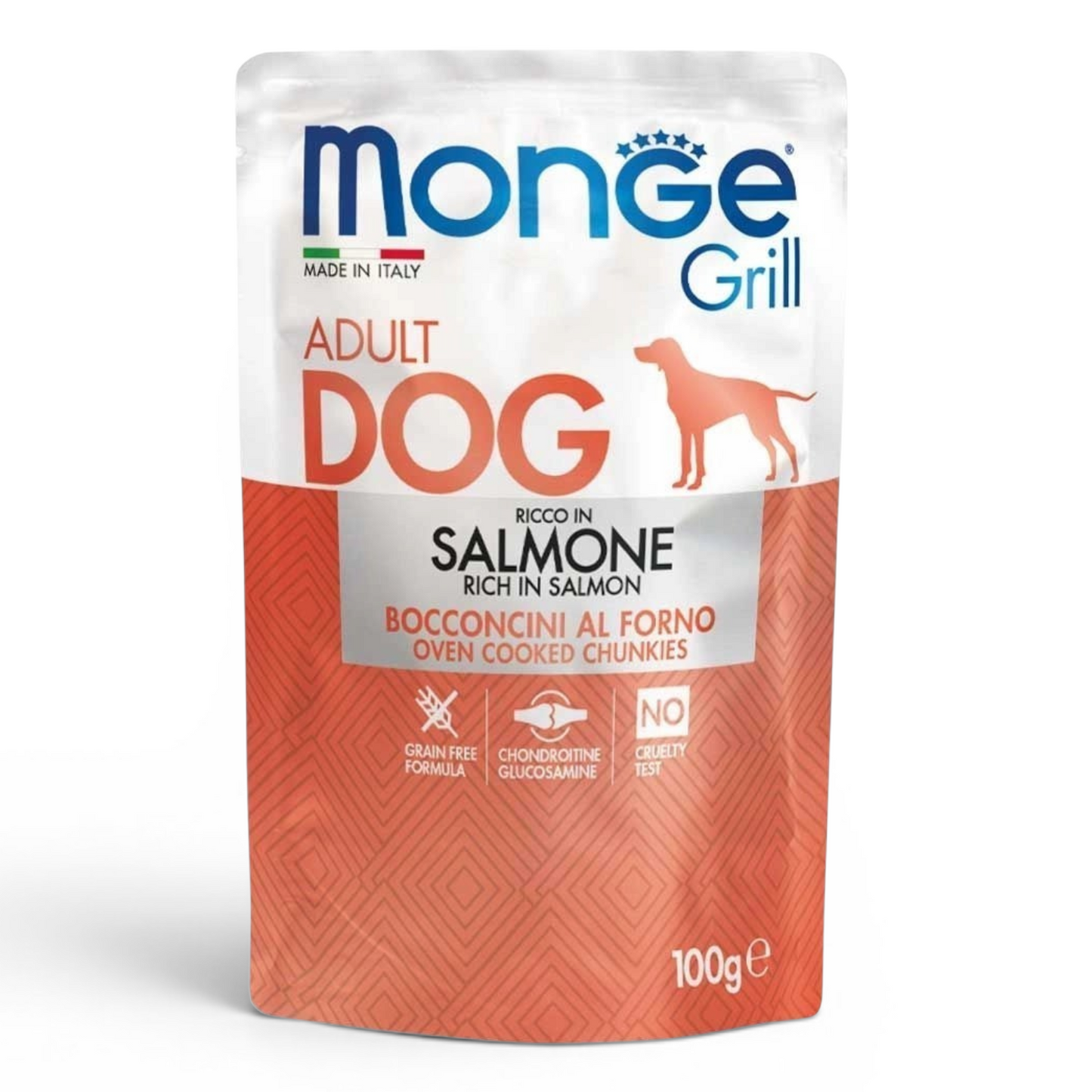 Monge Grill Salmon  Wet Food Adult Dog