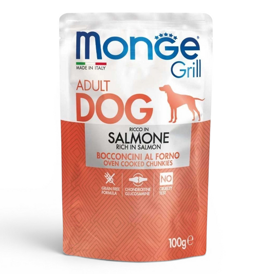 Monge Grill Salmon  Wet Food Adult Dog