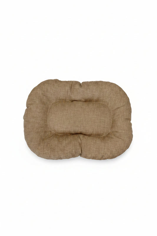 Oval Cushion Bed Beige
