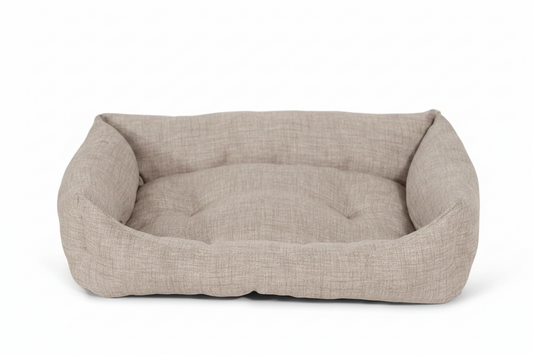 Rectangular Bed Beige